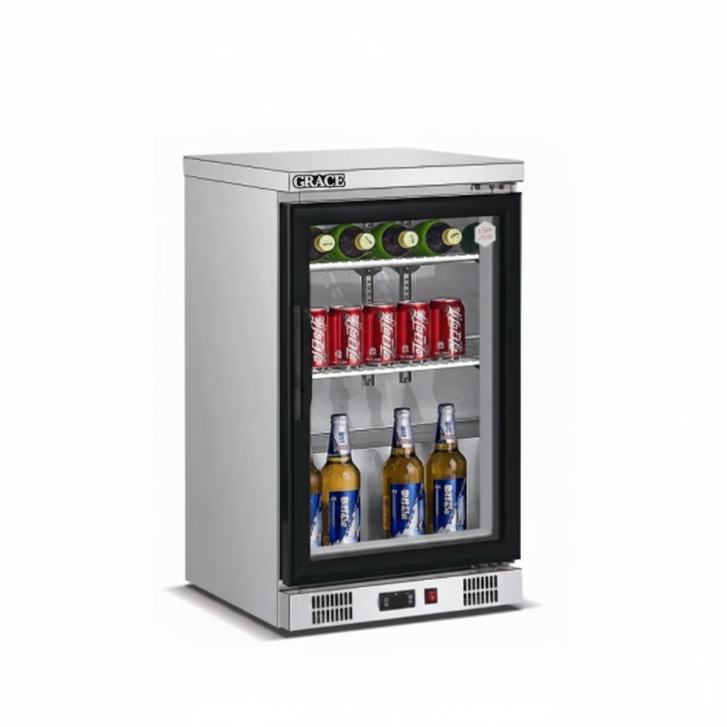 Wine And Beer Undercounter Fridge - Réfrigérateur sous comptoir, acier inoxydable 304,