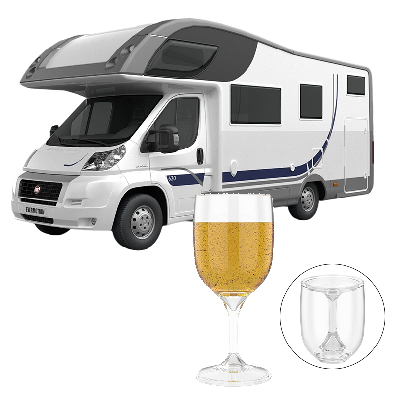 Wine & Beer Shop - Verre à vin pliant Transparent en