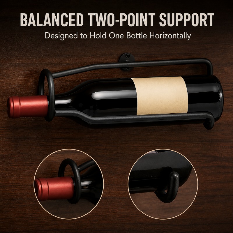 Porte-bouteilles mural en méta - Wine Beer Rack avis et prix