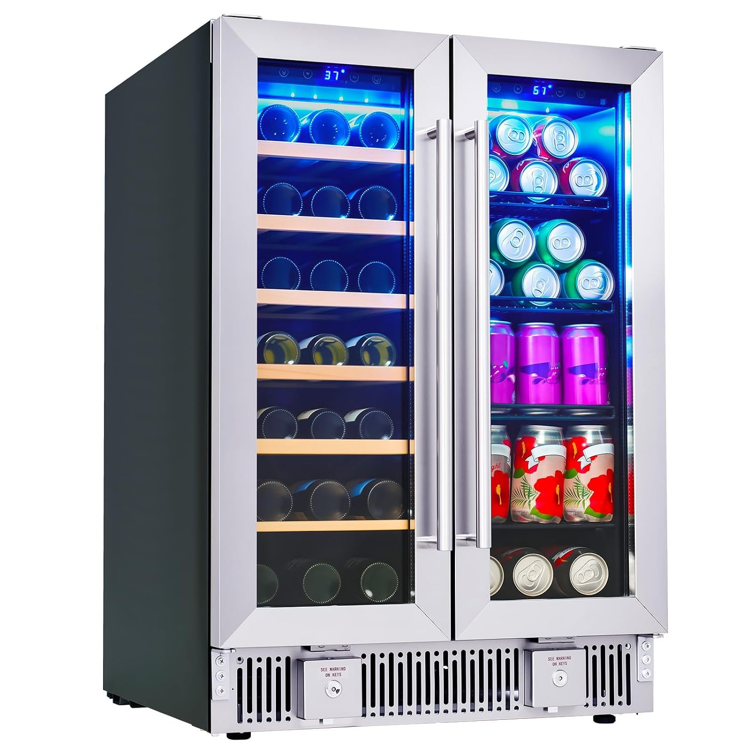 Réfrigérateur à boissons, réfr - Wine And Beer Undercounter Fridge avis et prix