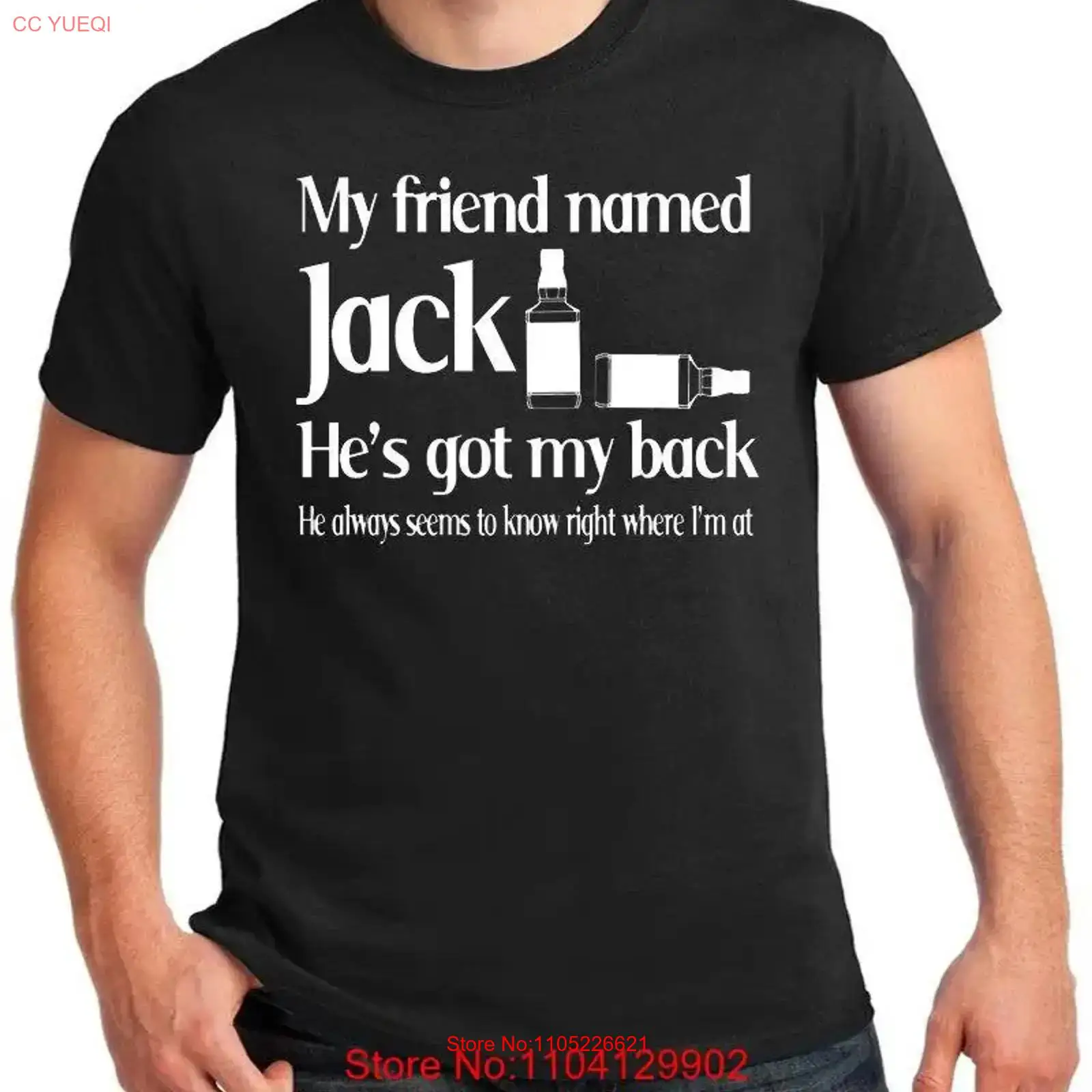 T-shirt avec paroles de chanso - Wine Beer Whiskey Song avis et prix