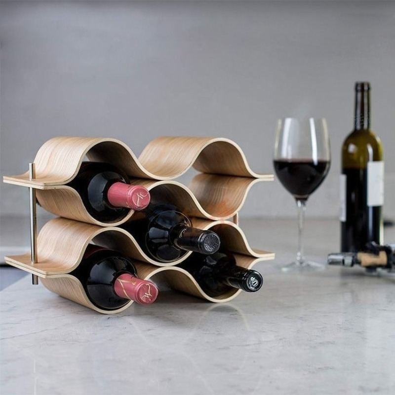 Porte-bouteille de vin ondulé  - Wine Beer Rack avis et prix