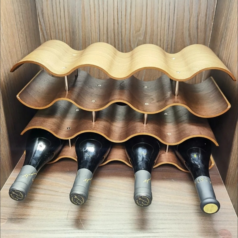 Porte-bouteille de vin ondulé  - Wine Beer Rack avis et prix