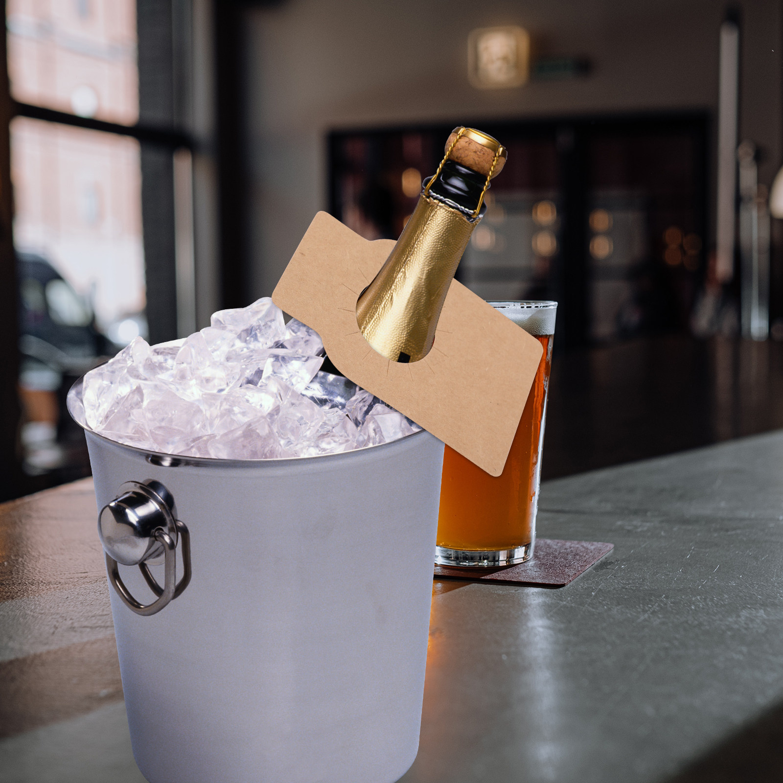 Étiquettes suspendues pour bou - Wine Beer Rack avis et prix