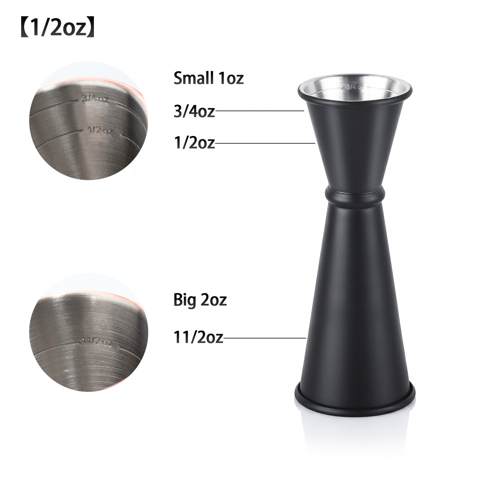 Verre doseur double en acier i - Spirit Measure Jigger avis et prix