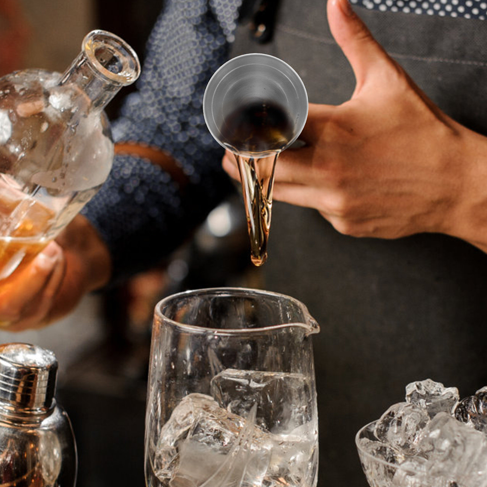 Verre doseur de barman en acie - Spirit Measure Jigger avis et prix